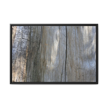 Cracked Timber Texture - Unique Stretched Canvas Wall Art