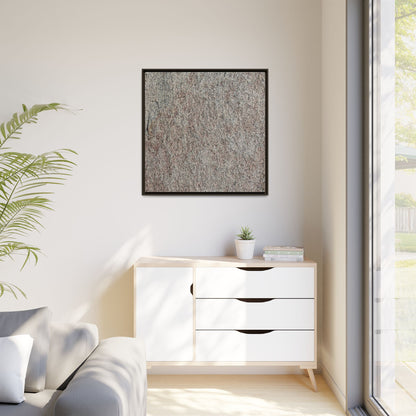 Granular Whispers - Unique Stretched Canvas Wall Art - Art By Earth