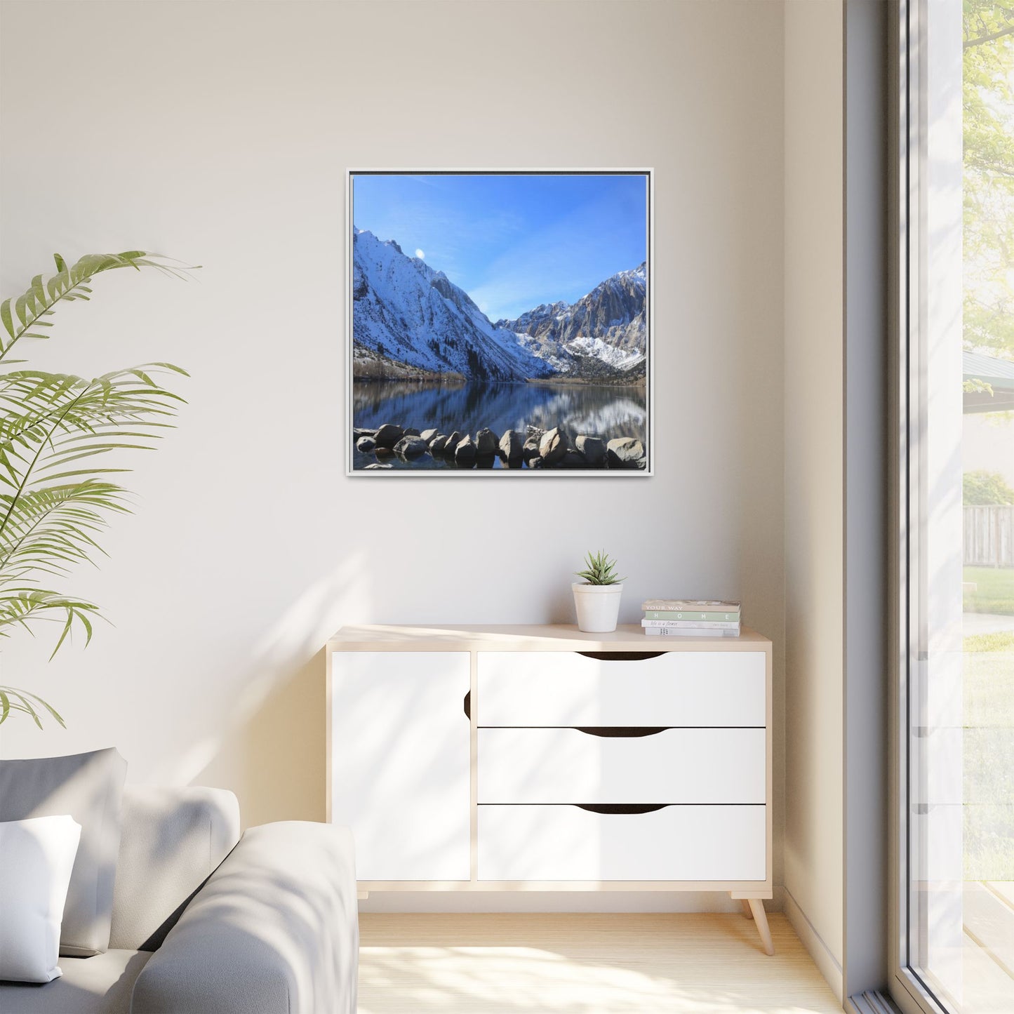 Stones of Serenity - Unique Stretched Canvas Wall Art