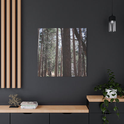 Vertical Sentinels - Unique Frameless Canvas Wall Art - Art By Earth