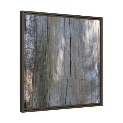 Weathered Wood Surface - Unique Stretched Canvas Wall Art