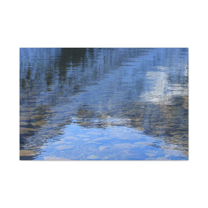Reflections of Tranquility - Unique Frameless Canvas Wall Art