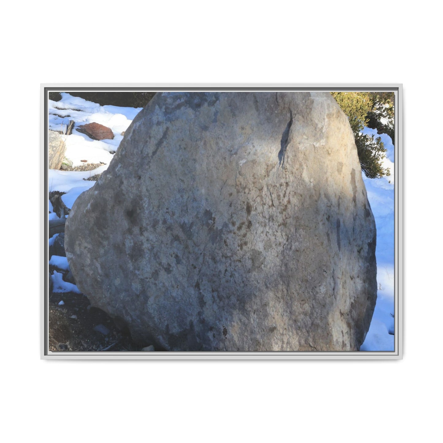 Glacial Solitude - Unique Stretched Canvas Wall Art