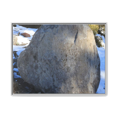 Glacial Solitude - Unique Stretched Canvas Wall Art