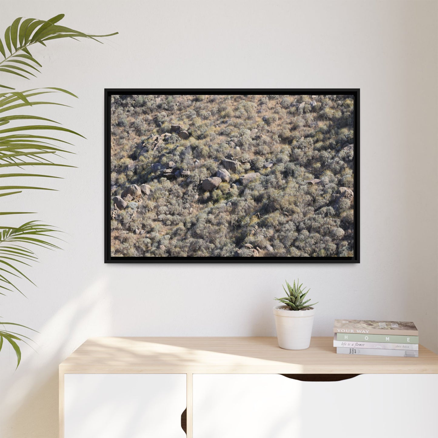 Arid Terrain Study - Unique Stretched Canvas Wall Art - Art By Earth