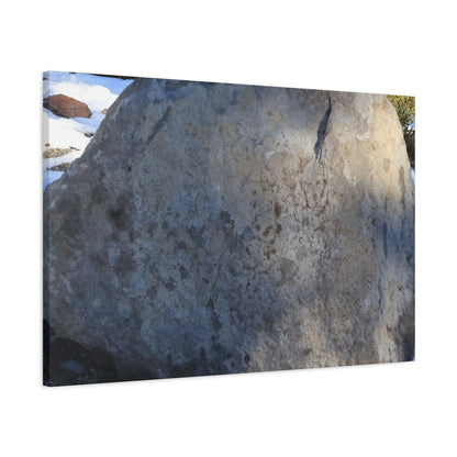Stone of Silence - Unique Frameless Canvas Wall Art