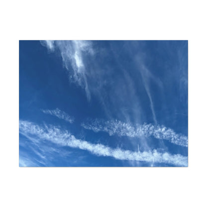 Sky's Poetry - Unique Frameless Canvas Wall Art - Art By Earth