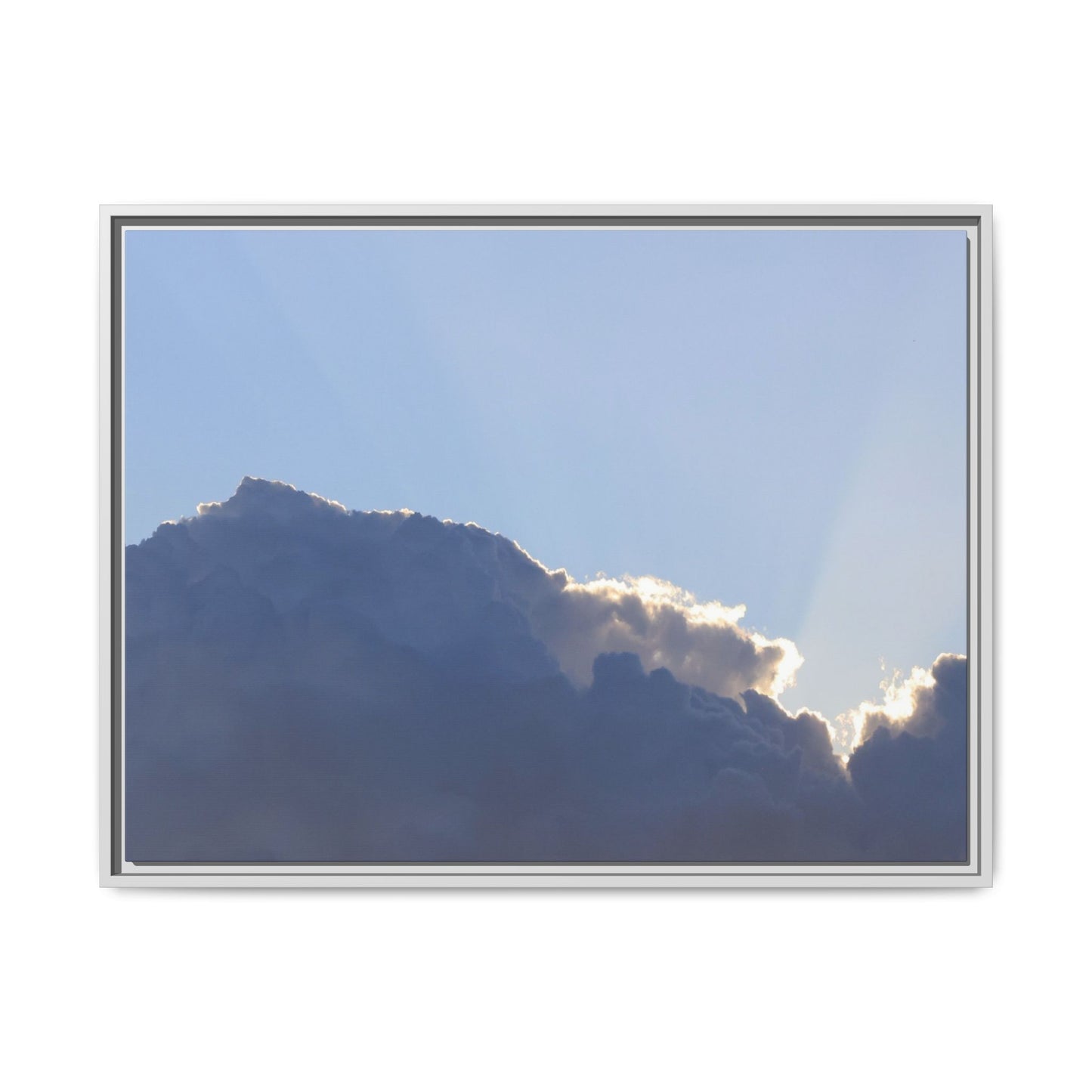 Cloud Divide - Unique Stretched Canvas Wall Art - Art By Earth