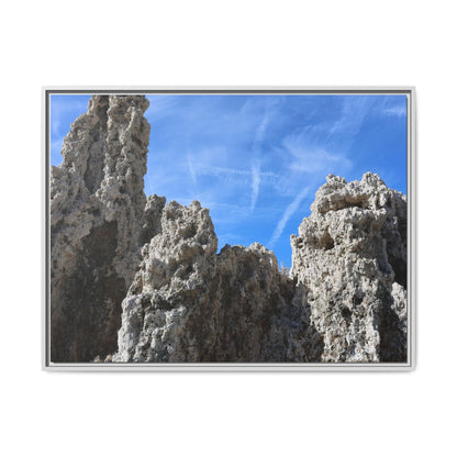 Weathered Sentinels - Unique Stretched Canvas Wall Art