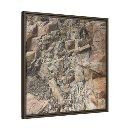 Stone's Silent Story - Unique Stretched Canvas Wall Art - Art By Earth