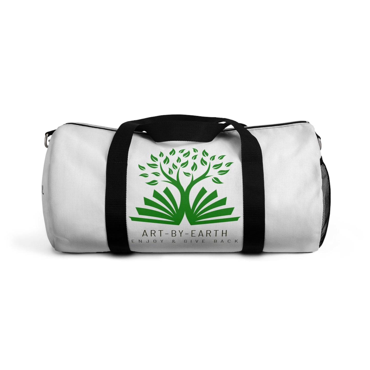 White - ART BY EARTH DUFFEL BAG