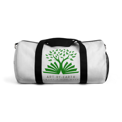 White - ART BY EARTH DUFFEL BAG