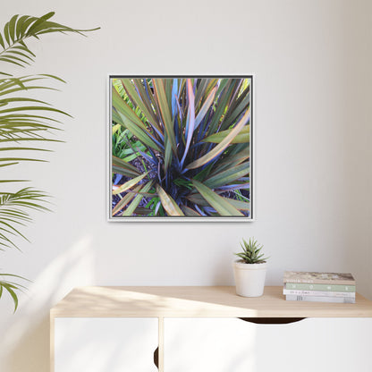 Radiant Leaves - Unique Stretched Canvas Wall Art - Art By Earth