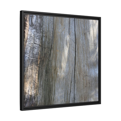 Cracked Timber Texture - Unique Stretched Canvas Wall Art