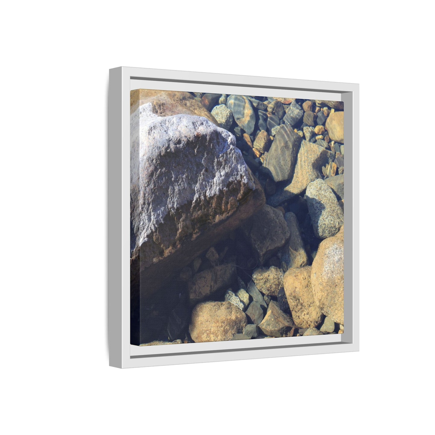 Stone Sanctuary - Unique Stretched Canvas Wall Art