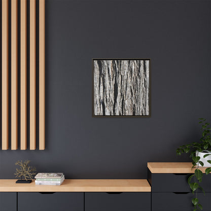 Bark Lines - Unique Stretched Canvas Wall Art - Art By Earth
