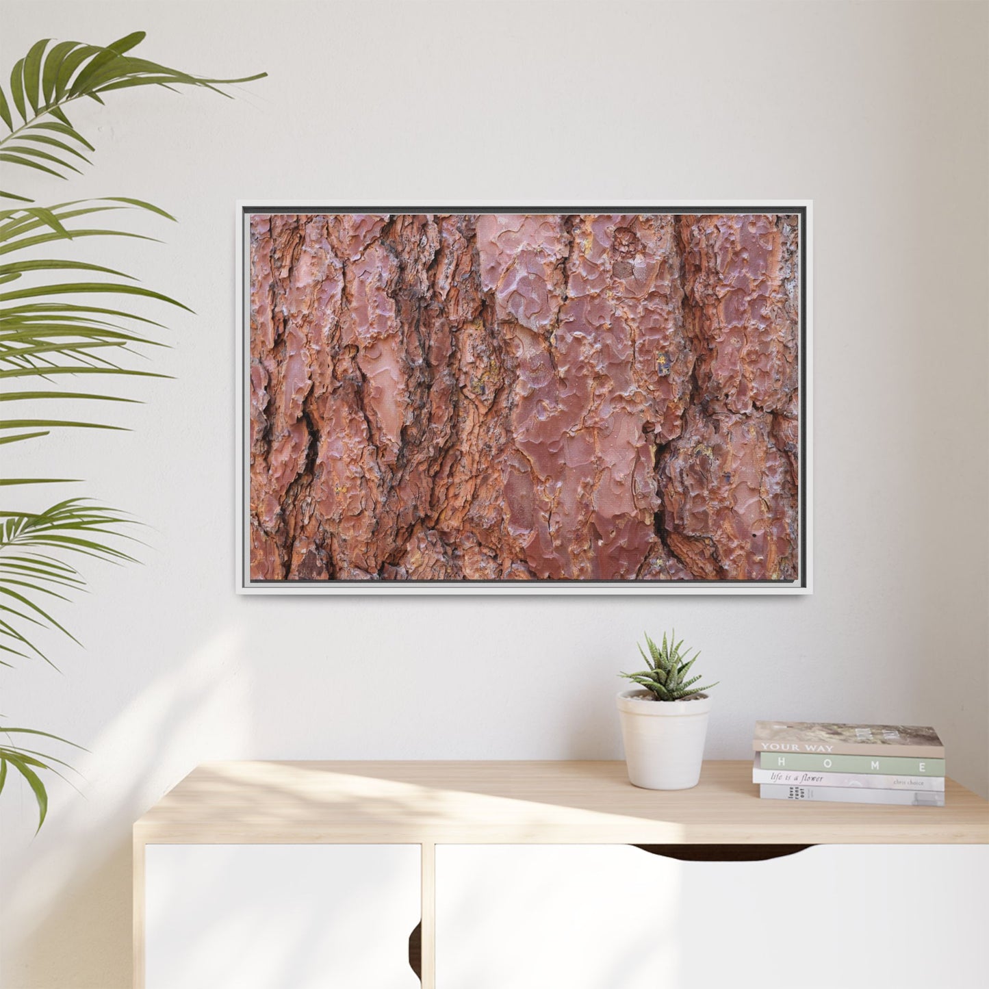 Russet Ridges - Unique Stretched Canvas Wall Art - Art By Earth