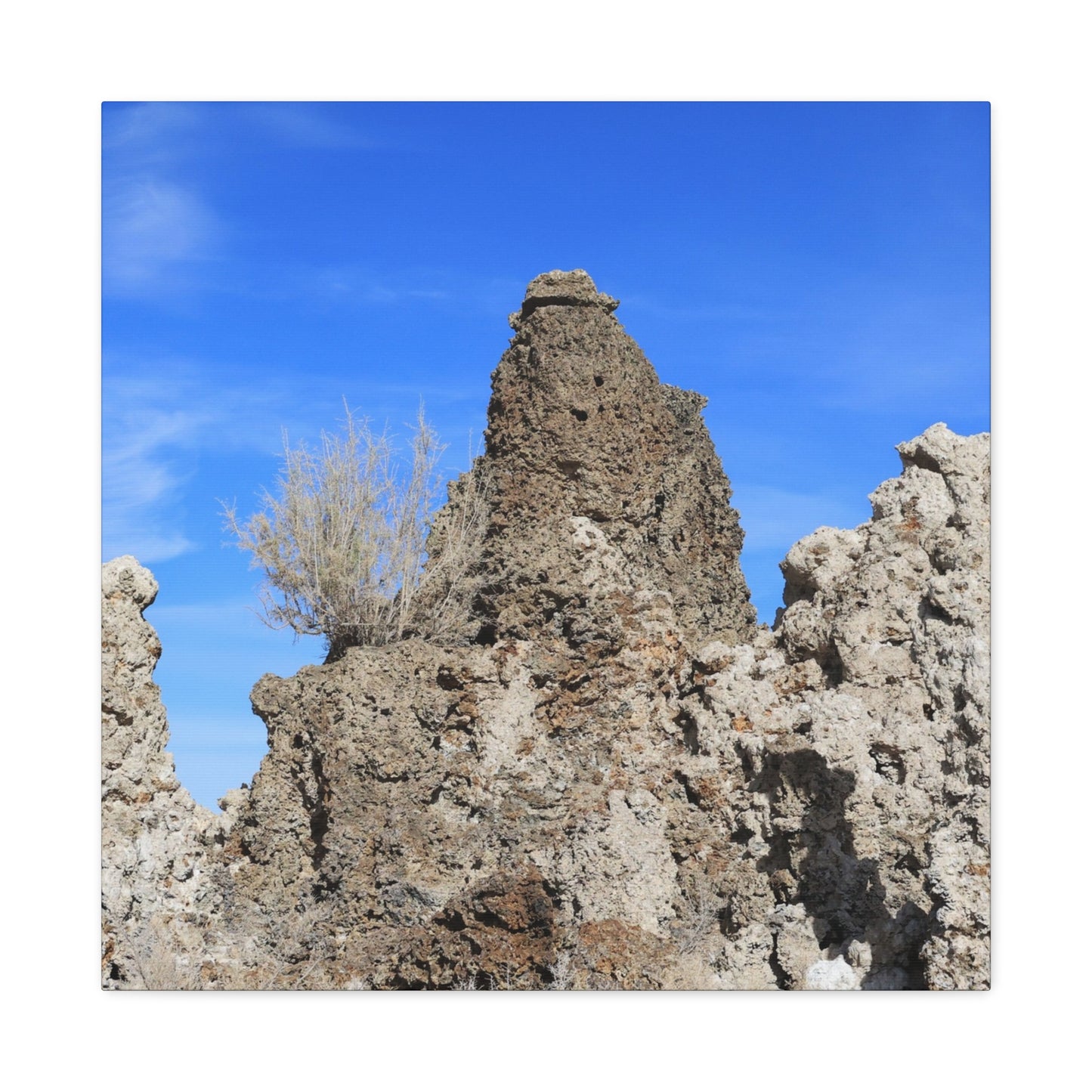 Towering Sentinels of Stone - Unique Frameless Canvas Wall Art