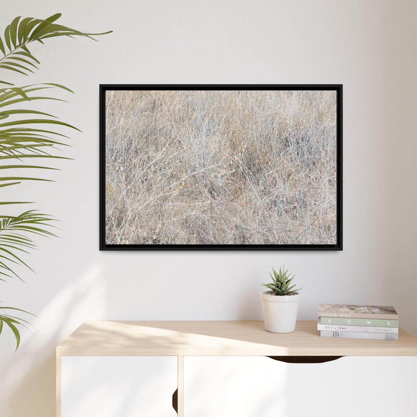 Whispers of Dry Grass - Unique Stretched Canvas Wall Art - Art By Earth