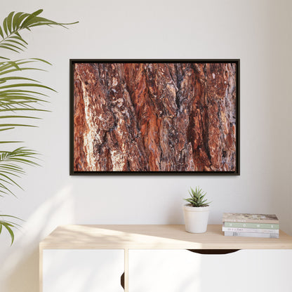 Wooden Mosaic - Unique Stretched Canvas Wall Art