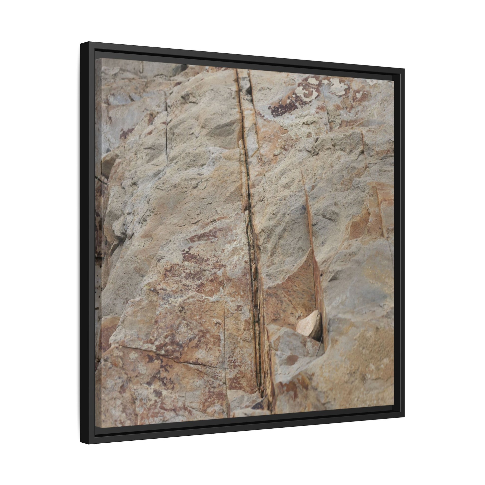 Sedimentary Symphony - Unique Stretched Canvas Wall Art - Art By Earth