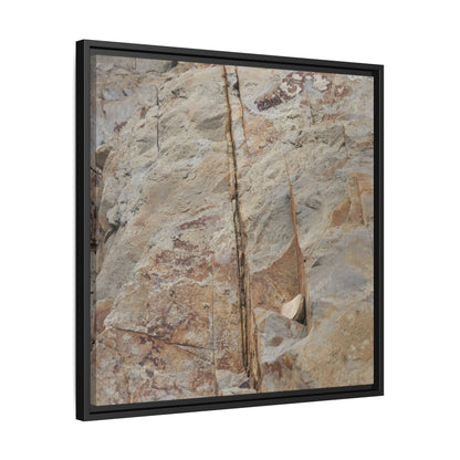 Sedimentary Symphony - Unique Stretched Canvas Wall Art - Art By Earth