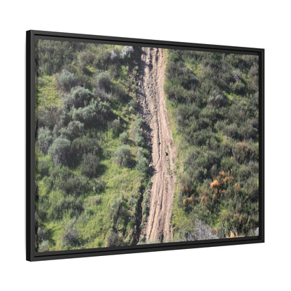 Desert Path Through Sage - Unique Stretched Canvas Wall Art - Art By Earth