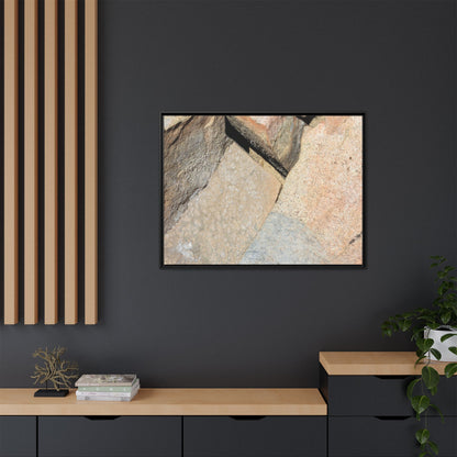 Rock Fragment - Unique Stretched Canvas Wall Art - Art By Earth