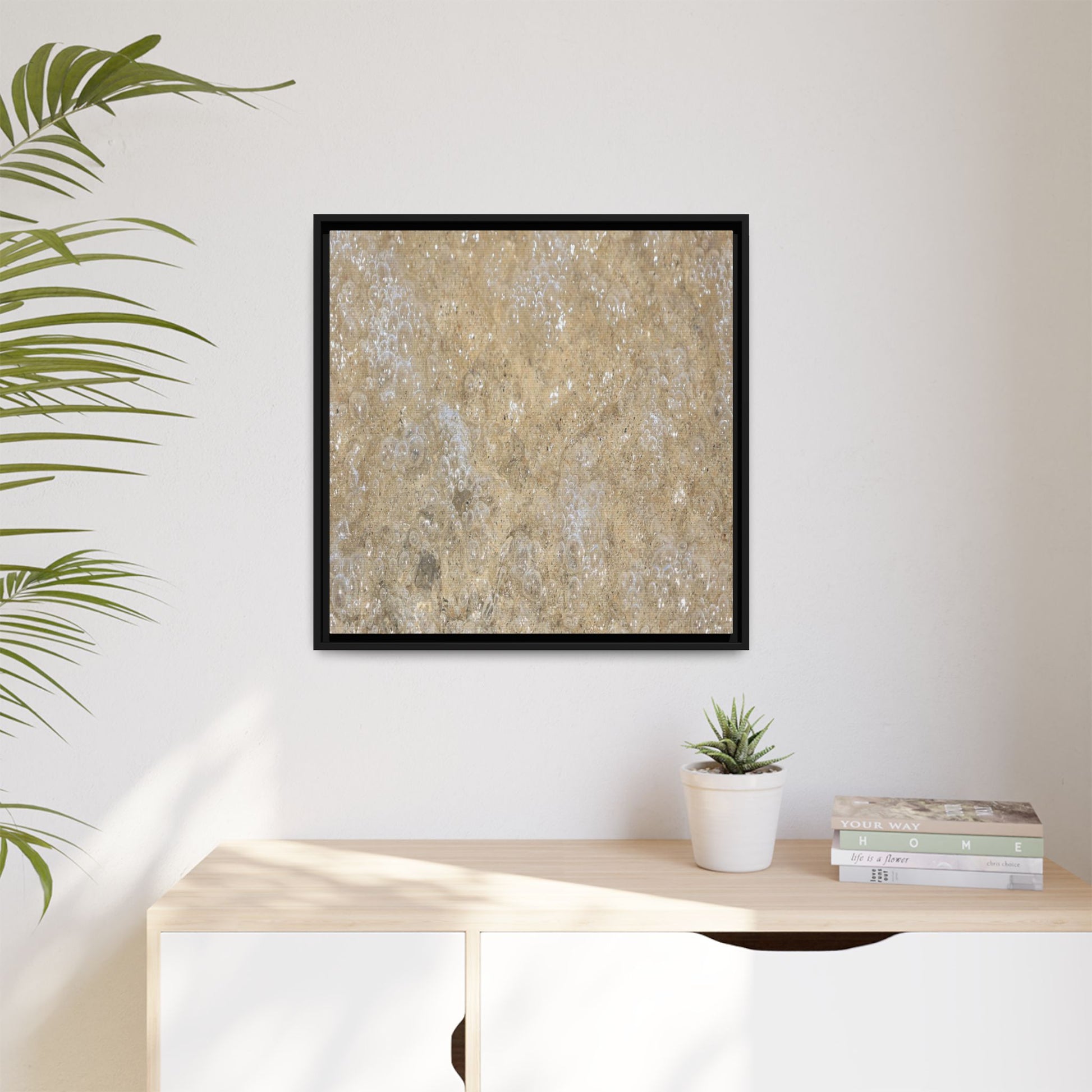 Bubbling Sand - Unique Stretched Canvas Wall Art - Art By Earth