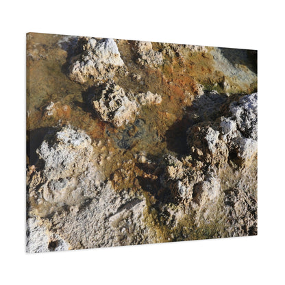 Mineral Landscape - Unique Frameless Canvas Wall Art