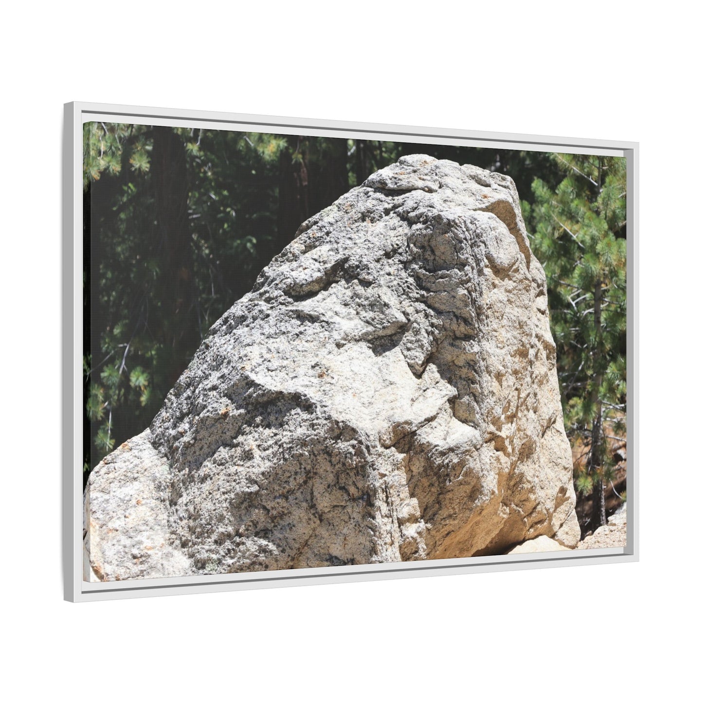 Stone's Silent Whisper - Unique Stretched Canvas Wall Art - Art By Earth