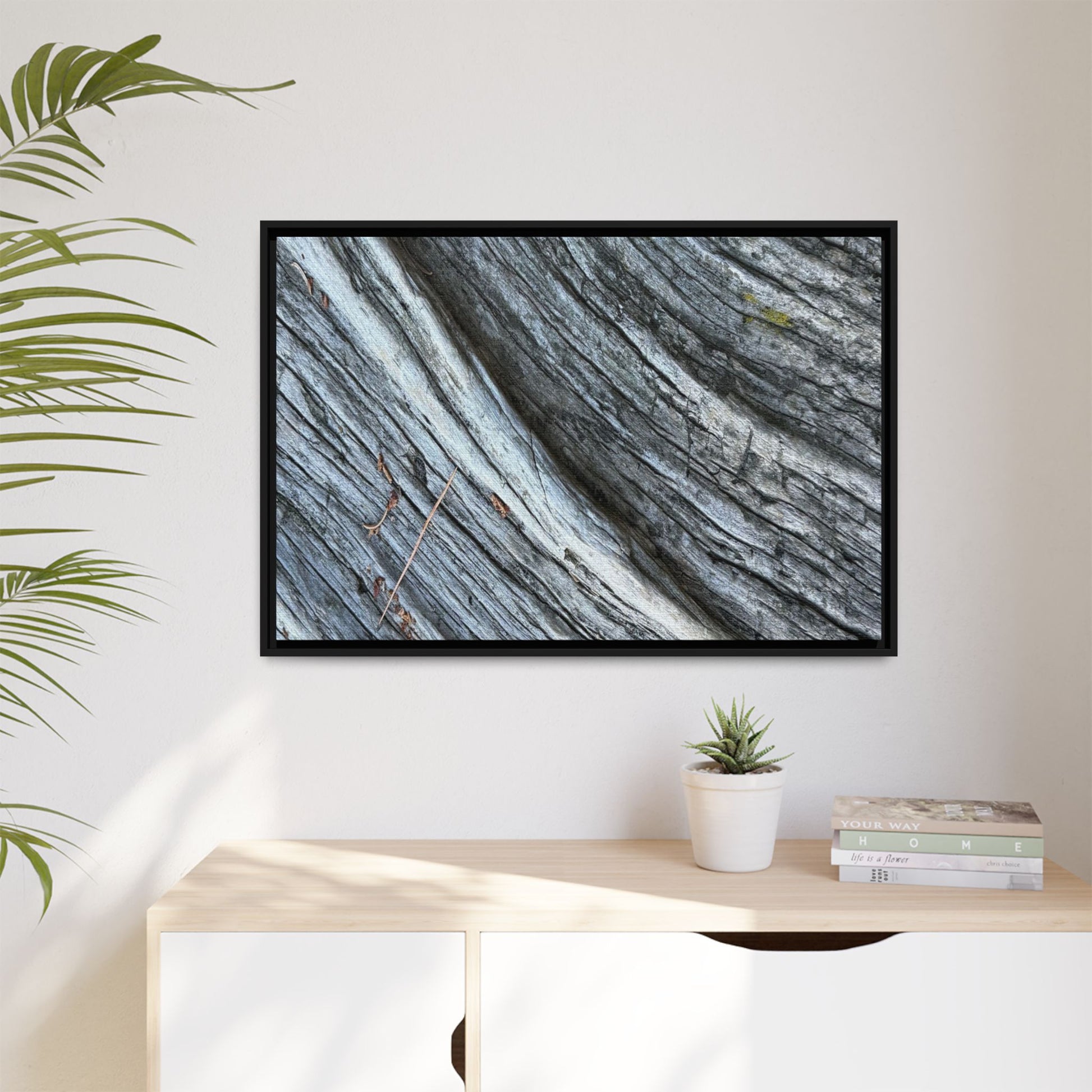 Time's Carved Path - Unique Stretched Canvas Wall Art - Art By Earth
