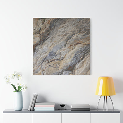 Stone Memory - Unique Frameless Canvas Wall Art - Art By Earth