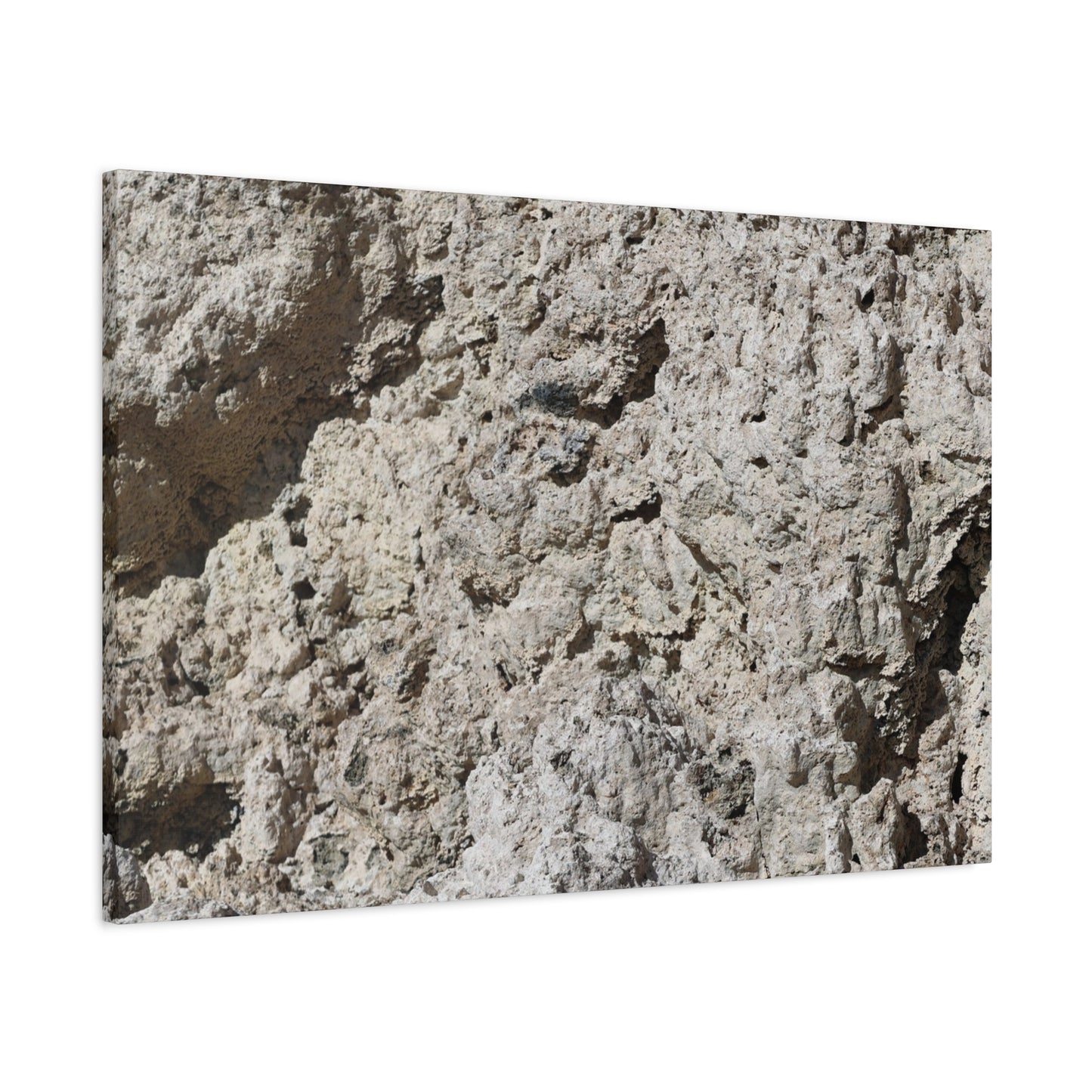 Limestone Symphony - Unique Frameless Canvas Wall Art