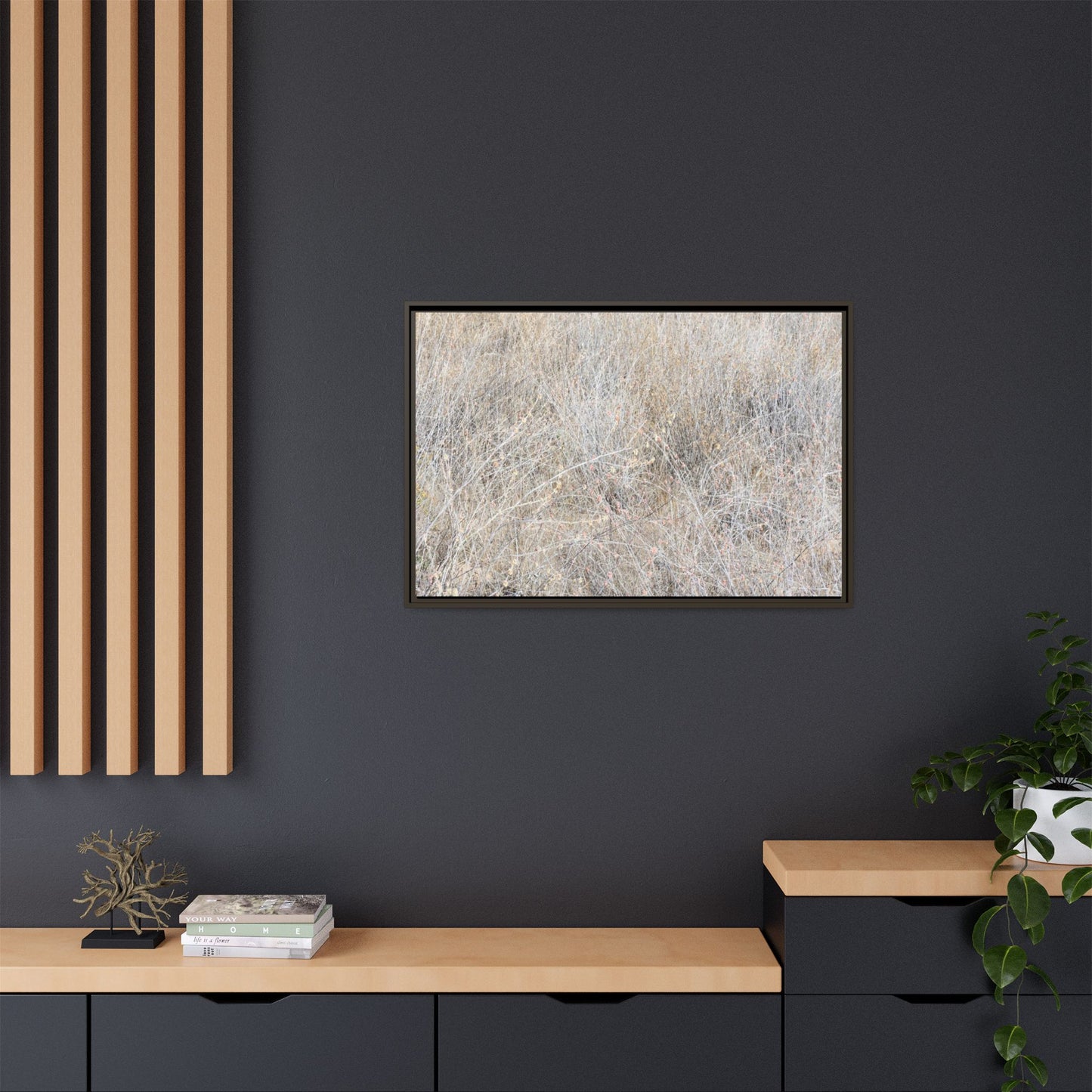 Whispers of Dry Grass - Unique Stretched Canvas Wall Art - Art By Earth