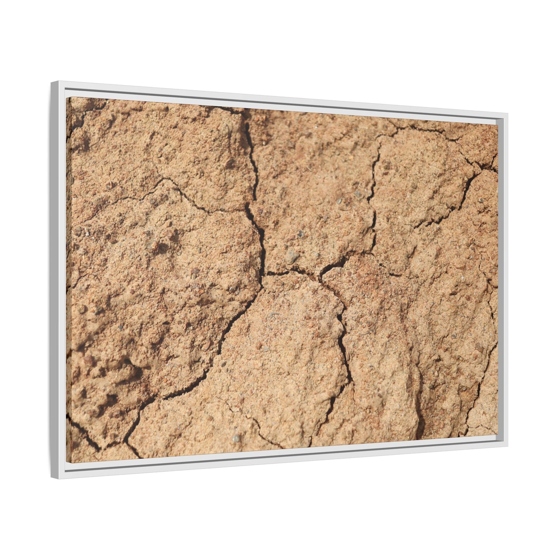 Parched Land - Unique Stretched Canvas Wall Art - Art By Earth