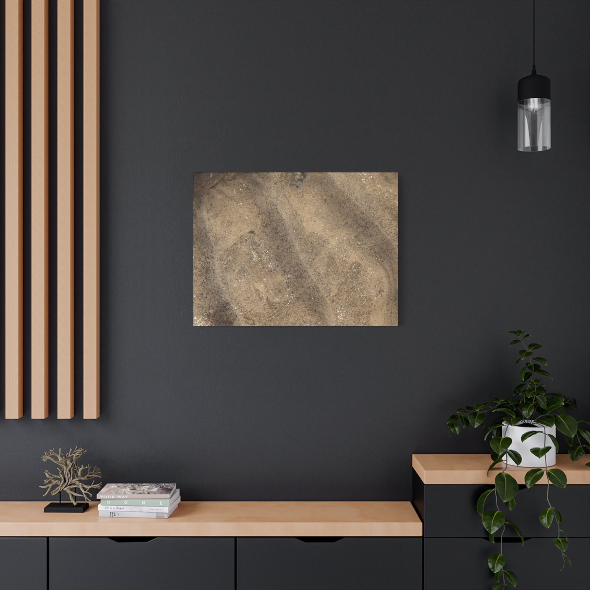 Shallow Waters - Unique Frameless Canvas Wall Art - Art By Earth