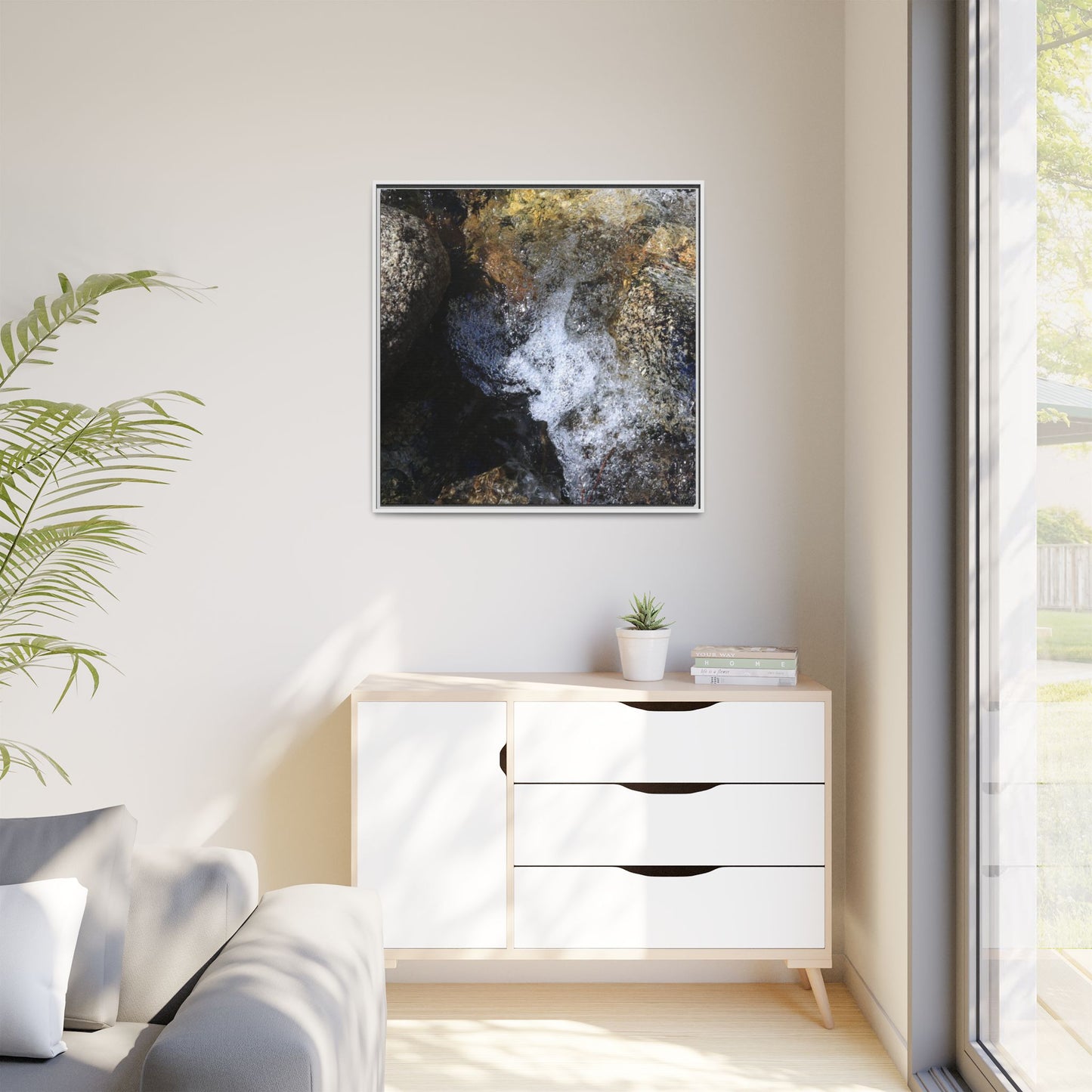 Nature's Turbulence - Unique Stretched Canvas Wall Art - Art By Earth