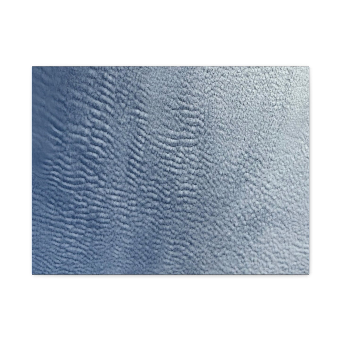 Rippling Echoes of Cerulean Stillness - Unique Frameless Canvas Wall Art - Art By Earth