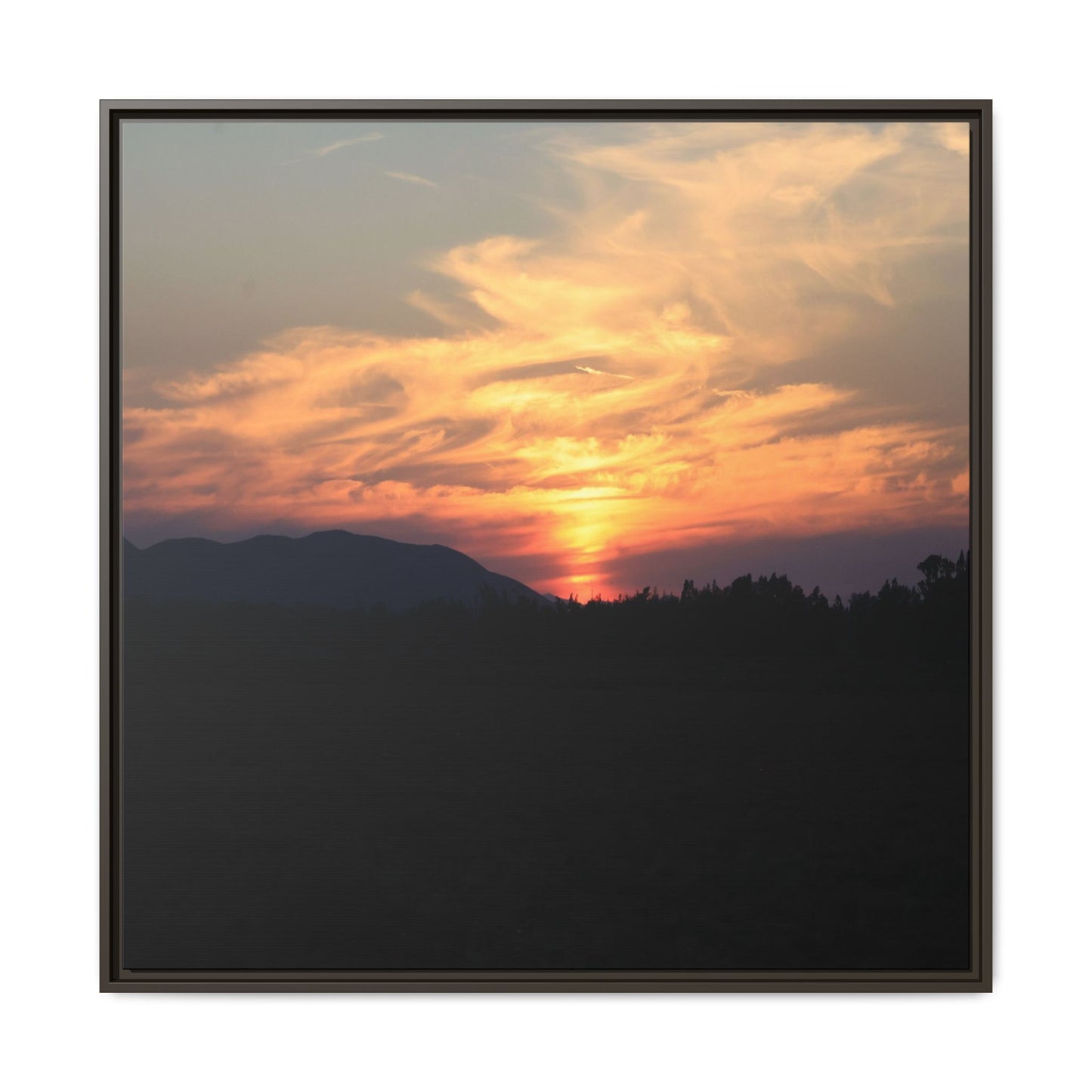 Gilded Horizon - Unique Stretched Canvas Wall Art - Art By Earth