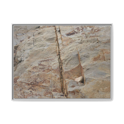 Sedimentary Symphony - Unique Stretched Canvas Wall Art - Art By Earth