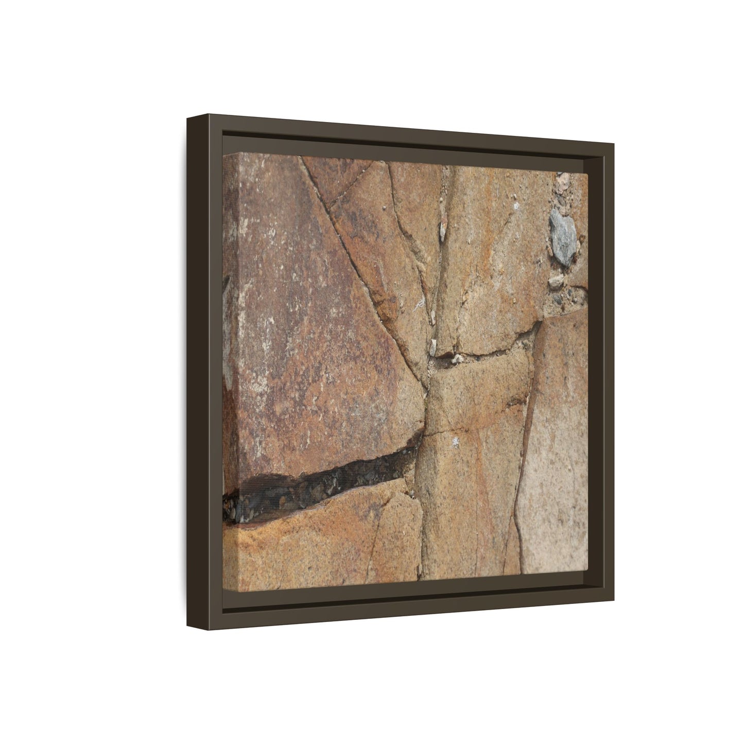 Rusty Crevices - Unique Stretched Canvas Wall Art - Art By Earth