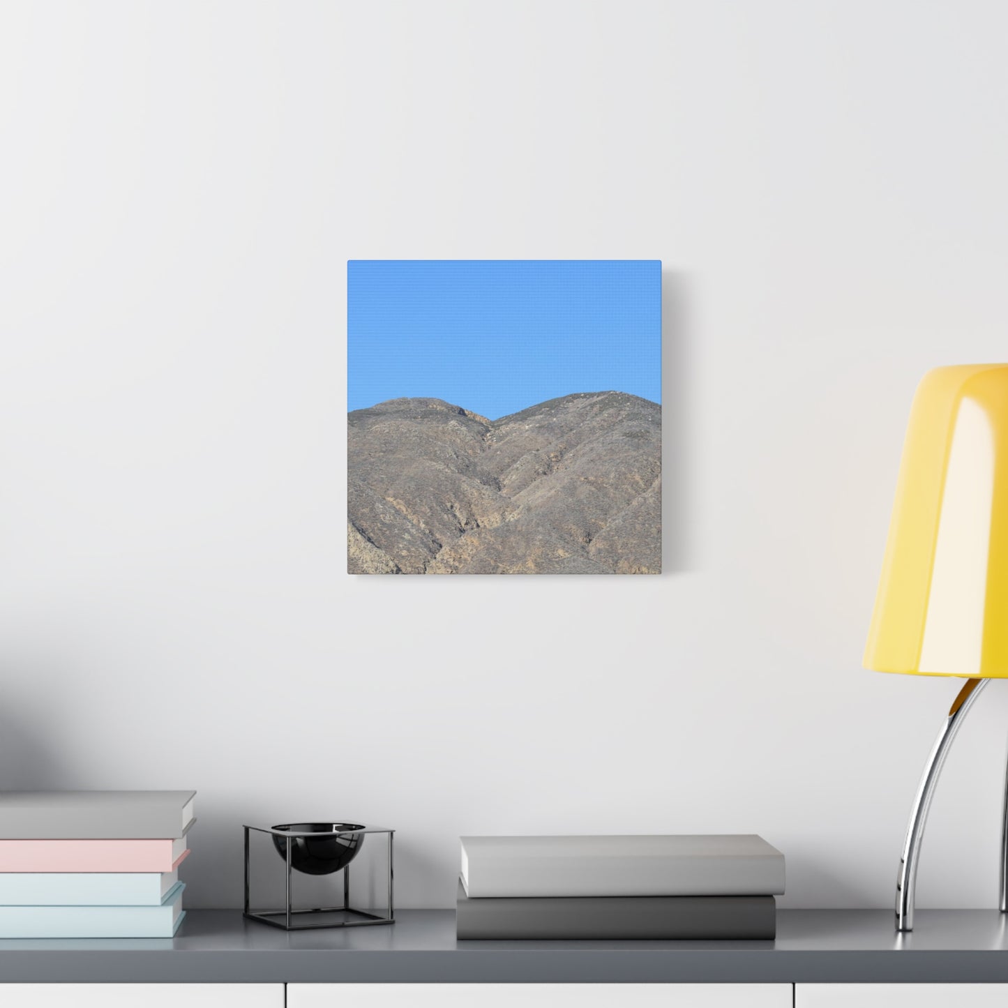Dusty Peaks of Silence - Unique Frameless Canvas Wall Art - Art By Earth