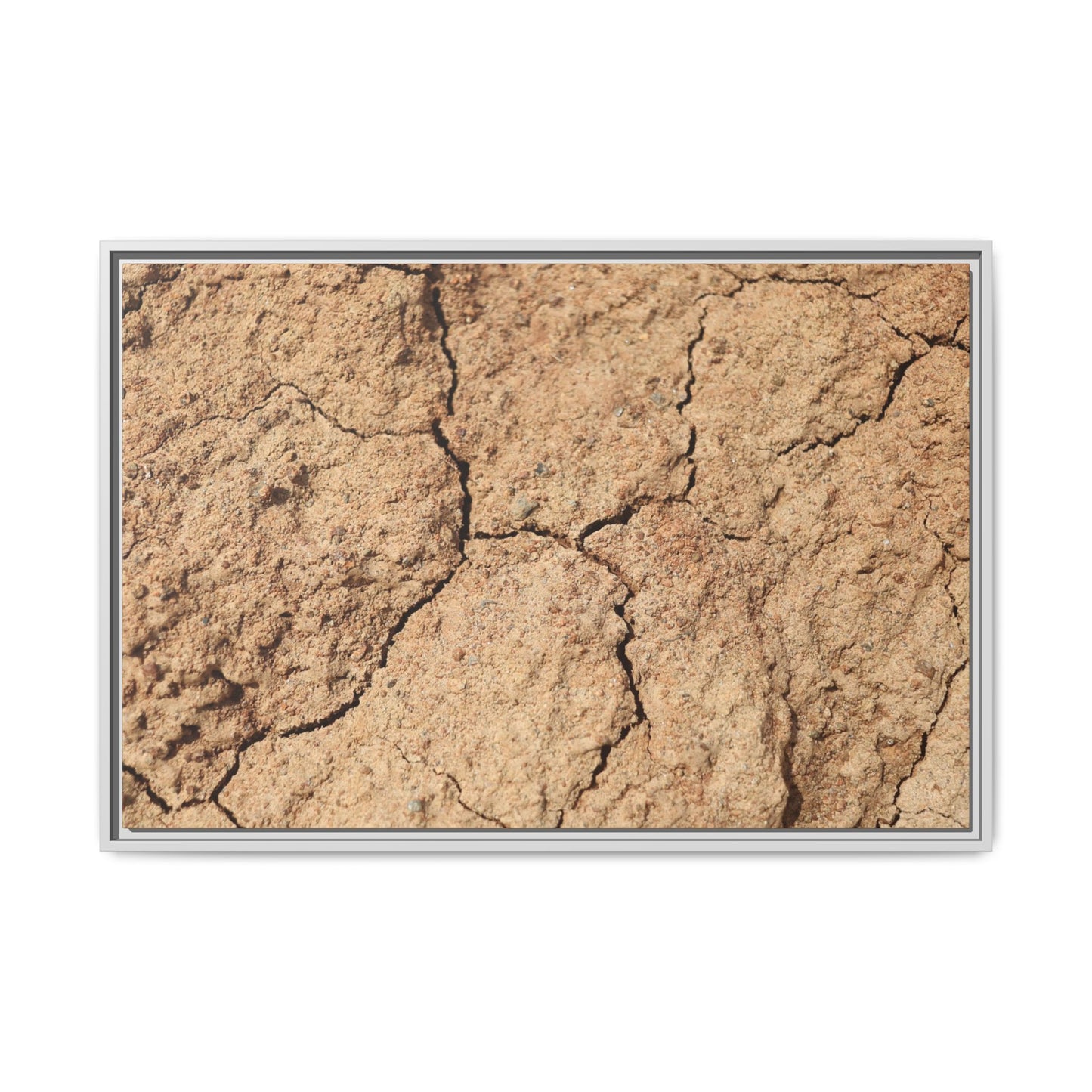 Parched Land - Unique Stretched Canvas Wall Art - Art By Earth