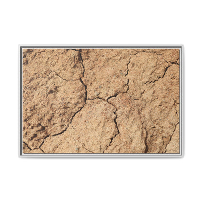 Parched Land - Unique Stretched Canvas Wall Art - Art By Earth