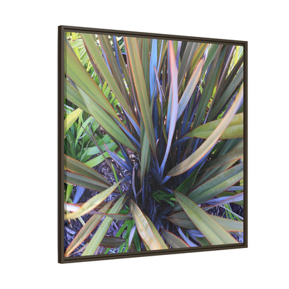 Radiant Leaves - Unique Stretched Canvas Wall Art - Art By Earth