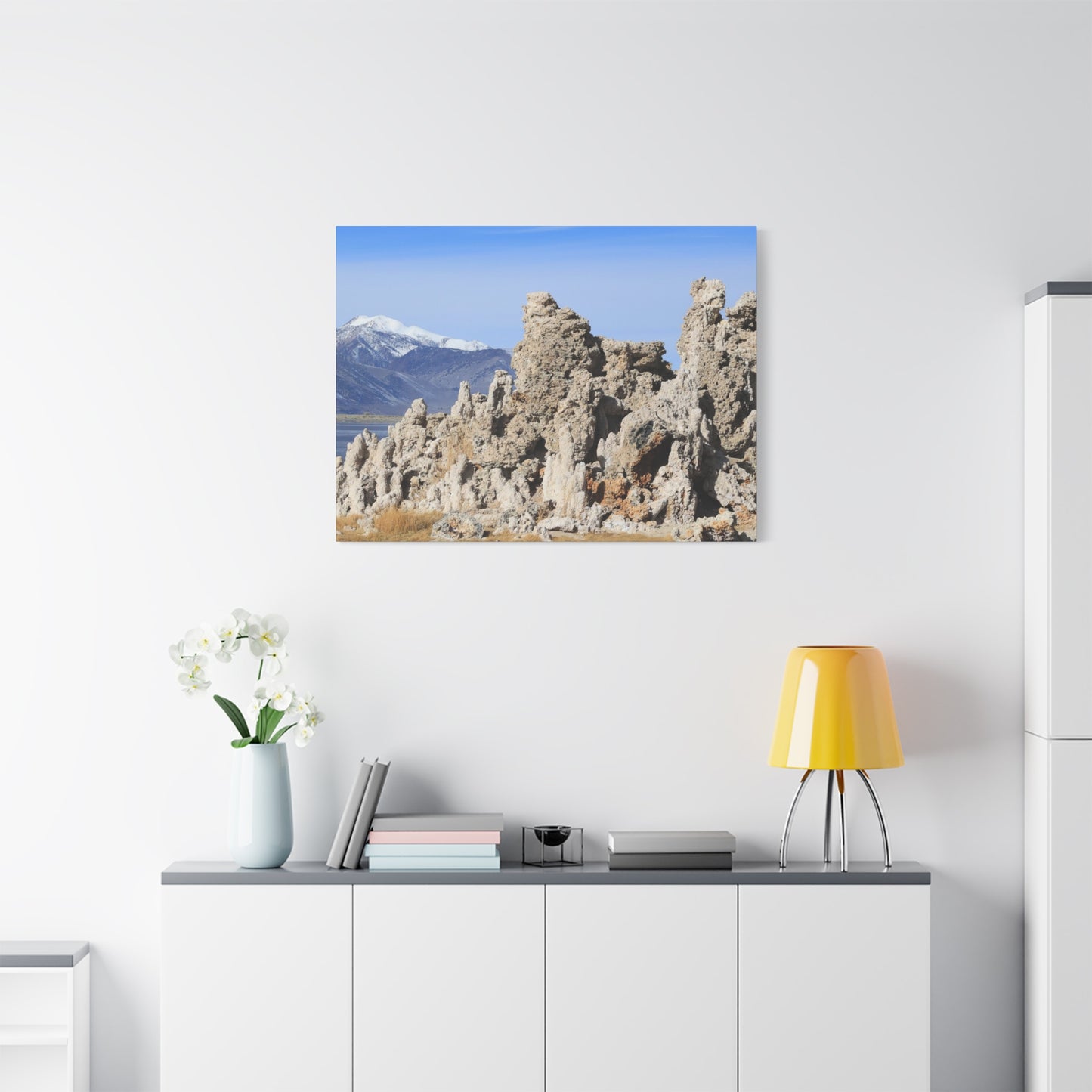 Tufa Towers of Mono Lake - Unique Frameless Canvas Wall Art