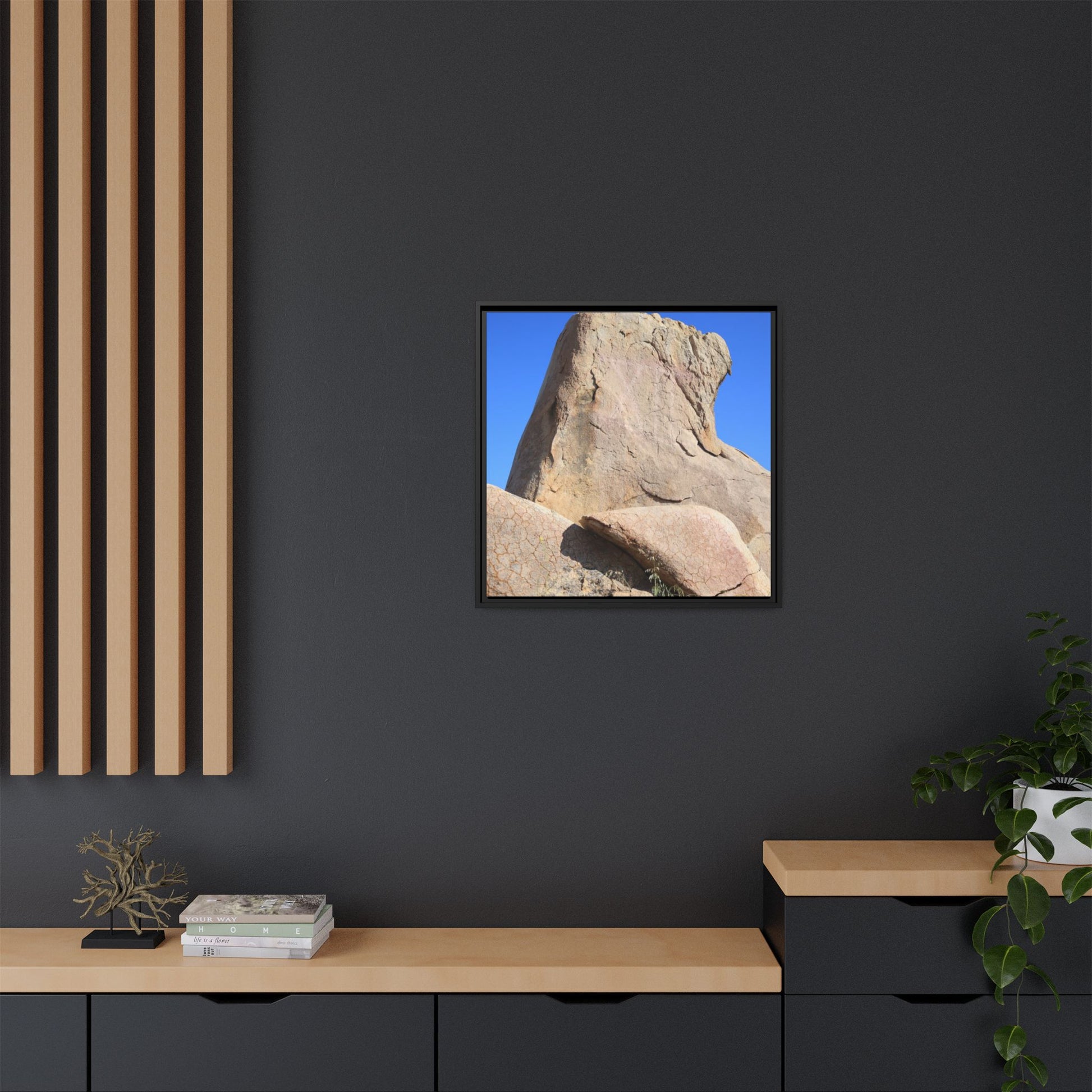 Rocky Sentinel - Unique Stretched Canvas Wall Art - Art By Earth