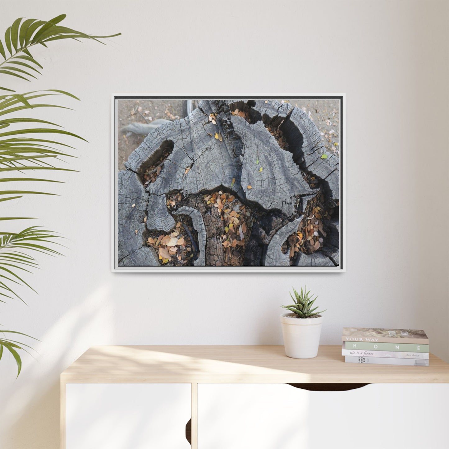 Time's Fractal Memory - Unique Stretched Canvas Wall Art - Art By Earth