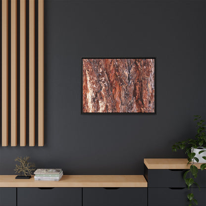 Wooden Mosaic - Unique Stretched Canvas Wall Art